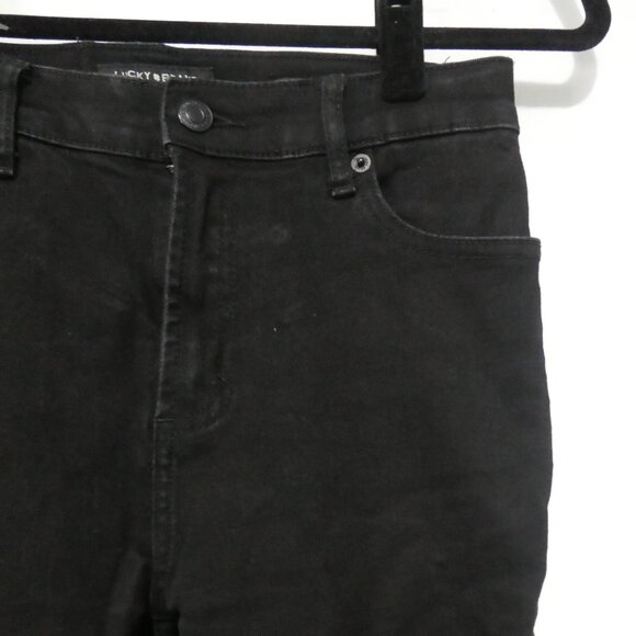 LUCKY BRAND - High Rise - Boot - Charlie | size 4/27 long | Black Denim Jeans - Picture 5 of 16